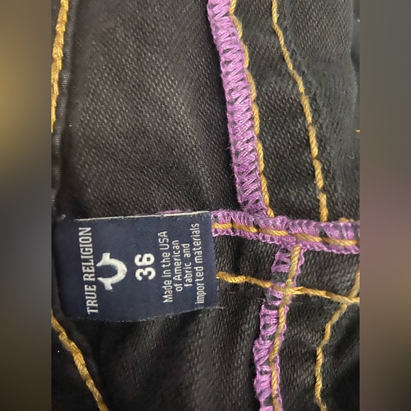 Rare True Religion Jeans Rope Stitching - Picture 6 of 8